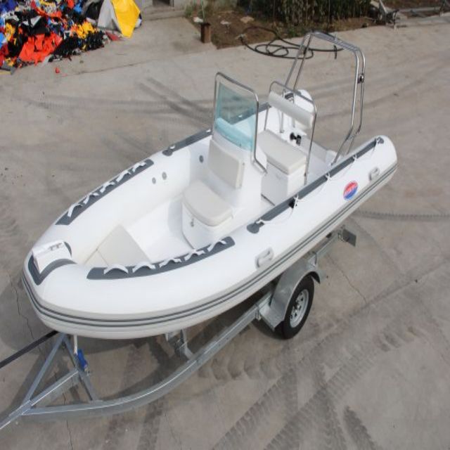 Fishing Boat Fiberglass - Bateau semi-rigide de haute qualité RIB